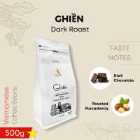 Authentique Coffee (เมล็ดกาแฟ) GHIỀN-Dark Roast (คั่วเข้ม) 100% Robusta 500g (Dark Chocolate)