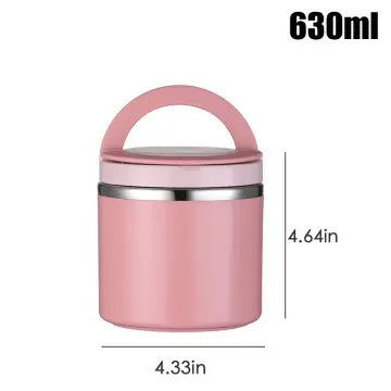 1pc Stainless Steel Vacuum Thermal Lunch Box, Insulated Lunch Box