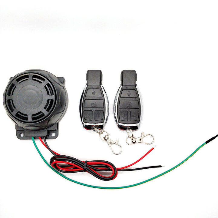 CGZ Universal 12V Vibration Alarm System For Car Motorcycle Sound Warning Horns Easy Install