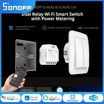 Buy Sonoff Dual R3 Dual Relay-Power Metering Wifi Smart Switch Online
