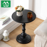 Ban công Thiết kế bàn trà nhỏ phòng khách bàn trà tối giản ghế sofa Mỹ bàn