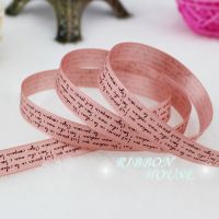 ◙ (25 yards/lot)10mm 3/8 quot;printed satin ribbon colored romantic ribbon gift wrap ribbons