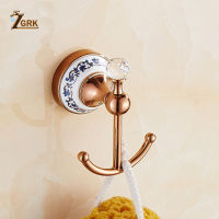 ZGRK Luxury Wall Mount All Copper Rose Gold Design Paper Roll Holder Toilet Gold Paper Holder Tissue Box Bathroom Accessories