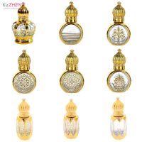 【YF】☋☋♝  Bottle Gold Perfume Bottling Electroplated Carve Glass Luxury