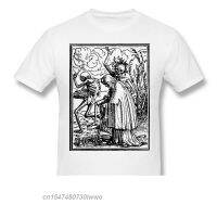 Men Punk T-Shirts Funny Tops Dance Of Death, Dance Of Macabre 100% Cotton Tees Harajuku Tshirt