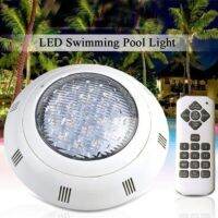 LED Swimming Pool Light 30cm + Remote Control RGB 12V/24W