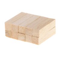 10 Pieces Of Balsa Wood Wooden Blocks Wood Cubes Natural Wood Wooden Sticks Square Balsa Wood Stick Block Woodcraft Dowel Rod Pipe Fittings Accessorie