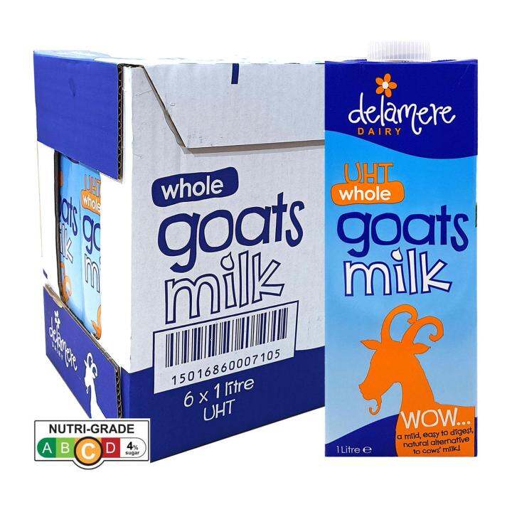 Delamere Dairy Uht Whole Goats Milk 1 Litre Pack 6 | Seychelles