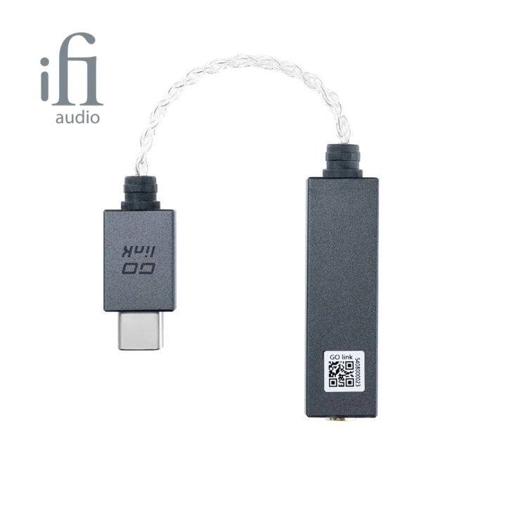 ifi-go-link-ดองเกิลเครื่องขยายเสียง-dac-หูฟังแบบพกพา-usb-สมดุลช่วงไดนามิกเพิ่มประสิทธิภาพการถอดรหัสความเพี้ยนของฮาร์มอนิกทั้งหมด