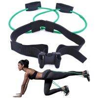 Booty Rubber Resistance Bands Set with Adjustable Waist Belt and Carry Bag Fitness Workout Legs and Butt Muscles Training