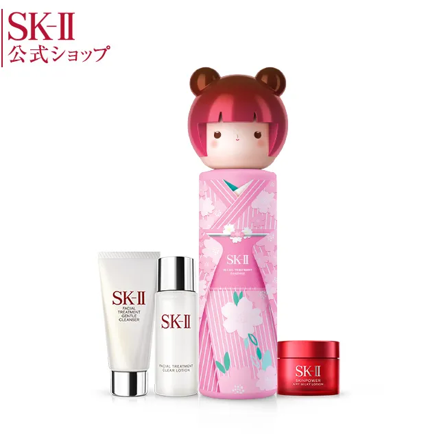 セットアップ エッセンス トリートメント フェイシャル SK-II 人形