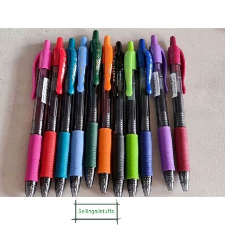 Pilot G2 Ballpoint pen and refills 0.5 0.7 1.0 sold per pc (gel Type) Lazada PH