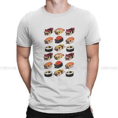 Sushi Style Tshirt Capt Blackbone The Pugrate 100% Cotton New Design Gift Clothes T Shirt Stuff Ofertas