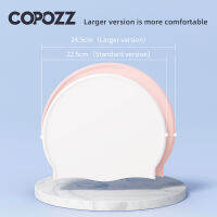 COPOZZ U Nisex พิมพ์หมวกว่ายน้ำซิลิโคนกันน้ำหมวกว่ายน้ำสำหรับผู้ชายผู้หญิงป้องกันหูอุปกรณ์สระว่ายน้ำผู้ใหญ่เยาวชนกีฬาTH