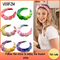 VERFZM SHOP อุปกรณ์เสริมผม ฟองน้ำ headbands ไม่ลื่นหลุด สำหรับการล้างหน้า ที่คาดผมแต่งหน้า แบบพกพาได้ ที่คาดผมแบบห่วงเกลียว ห่วงผมคริสต์มาส