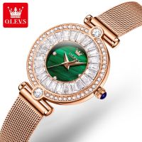 OLEVS 9963 Stainless Steel Band Watch For Women Waterproof Casual Quartz Women Wristwatch