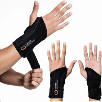 Copper Compression Recovery Wrist Brace - Copper Infused Adjustable Support Splint for Pain, Carpal Tunnel, Arthritis, Tendonitis, RSI, Sprain. Night Day Splint for Men Women - Fits Right Hand S-M Right Hand Small/Medium (Pack of 1)