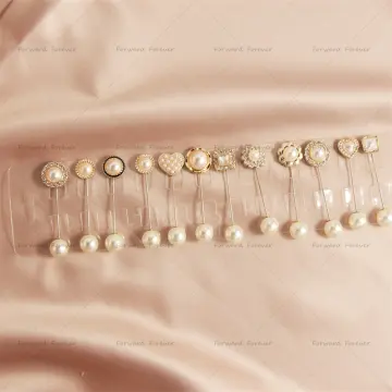 30 pcs Flower Hijab Pin tudung pin shawl brooch for women