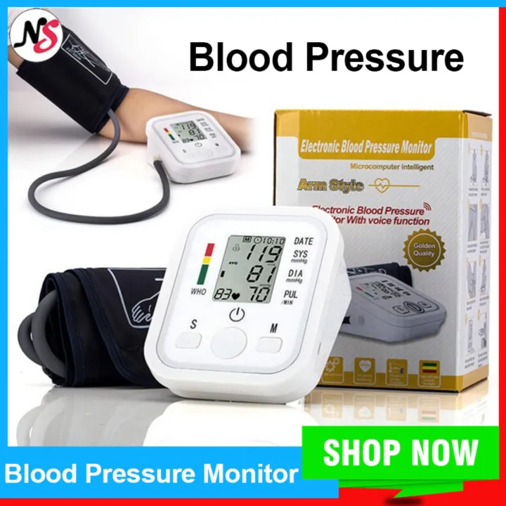 Electronic Blood Pressure Monitor Arm Style With Freebies | Lazada PH