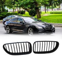 Car Matte Black Front Bumper Kidney Grille for-BMW F06 F12 F13 2012-2015