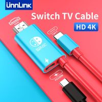 Unnlink Switch TV Cable for Nintendo Switch USB C to 4K 30Hz HDMI with PD 100W Hub for Macbook Pro