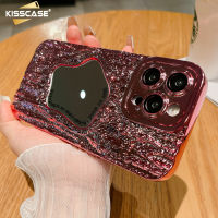 KISSCASE เคสซองนุ่มกันกระแทกเคสโทรศัพท์กระจกแต่งหน้าเคลือบอิเล็คโทรเพลทเคสสำหรับ Iphone 14 Pro Max 14pro 14 13Promax 13pro 13 12 12Promax 12pro 12 11Promax 11