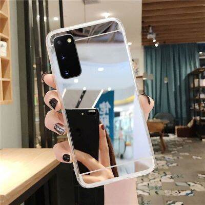 เคสโทรศัพท์มือถือกระจกแต่งหน้าเด็กผู้หญิงสุดหรูสำหรับ Samsung กาแล็คซี่ A30 A50 A70 A32 A51 A52 A53 A71 A72ฝาครอบ A73เกราะซิลิโคนเปลี่ยน LHG3765 Pa