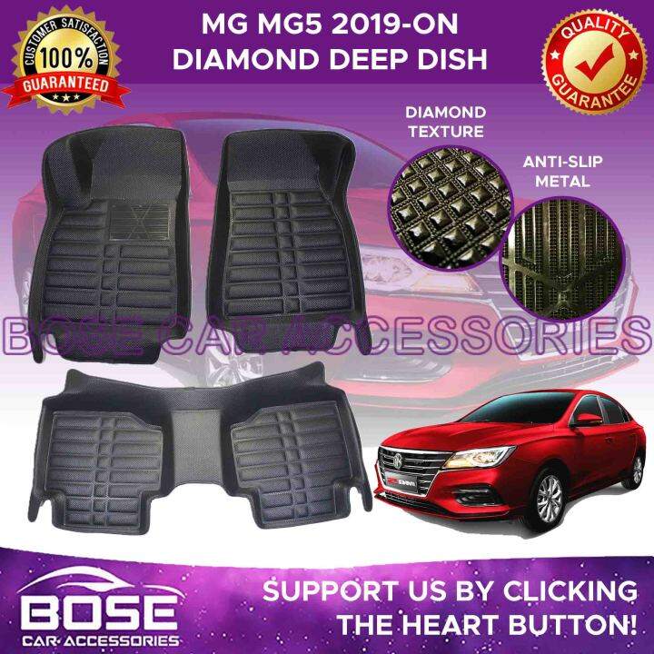 5D Black / Carbon Fiber / Diamond Deep Dish for MG ZS / MG5 / RX5 2019 ...