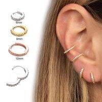 สแตนเลส Septa คลิกแหวนจมูก Labret กระดูกอ่อน Tragus Daith Helical Ear หมุดเจาะร่างกายเครื่องประดับสำหรับผู้หญิง