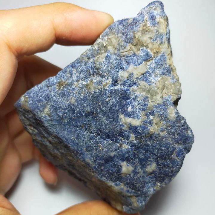 พลอย-ก้อน-ดิบ-โซดาไลท์-ธรรมชาติ-แท้-natural-sodalite-หนัก-350-กรัม