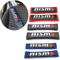 2pcs JDM Nismo Seat Belt Cover Soft Cotton Seat Belt Shoulder Pad Honda Car Harnesses for Nissan Nismo Sylphy Rogue Pulsar Seat Covers
