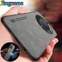 Jingsanc เคส X9A หนังแกะหรูหราขนาด5กรัมเคสโทรศัพท์พร้อมแรงดึงดูดด้านในเคสบางและเบาเคสด้านหลังมีเลนส์กันกระแทกฝาครอบเกียรติ X9a 5กรัม