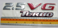 Sticker 2.5 VG TURBO พร้อมกาวติด ตัวอักษรแยก 17 cm