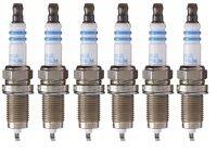 VW (แพค 5 - 6 หัว) หัวเทียน (SPARK PLUG) BOSCH FR7HPP33+ ( +52 ) (0 242 236 566) รุ่น Volk Passat V5 , Transporter T4 - V6