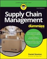 หนังสืออังกฤษ Supply Chain Management For Dummies (3Rd Ed.)