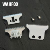 WAHFOX Pro Barber Trimmer Detailer Blades for 8081 Professional Hair Clipper Replacement Steel And Ceramic T Cutter Blade