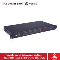 Vertiv Load Transfer Switch เครื่องสำรองไฟฟ้าแบบ Redundant 16A IEC309 input, 6 x C13 and 1 x C19 outlets