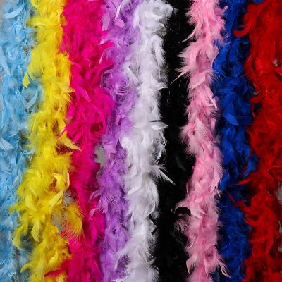 Fluffy Feathers Boa Strip Apparel Fabric Costume Grament Accessaries Wedding Supplies