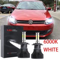 ชุดหลอดไฟหน้าฮาโลเจน LED 6000K 2015 2014 แบบเปลี่ยน สําหรับ Volkswagen Polo 2010-2017