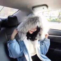 Big Faux Fur Collar Denim แจ็คเก็ตผู้หญิงฤดูหนาว Hooded Warm Jean Jacket นักเรียน Basic สั้น Parkas หญิง Bomber Coat