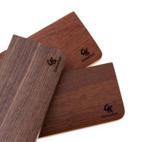 Gamakay ไม้ส่วนที่เหลือข้อมือ Pad แป้นพิมพ์ Rosewood วอลนัทไม้ Sapele ไม้สนับสนุนข้อมือป้องกันเมาส์แผ่นป้องกันการลื่นไถลสำหรับ60 ที่สำคัญ