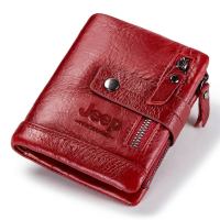 ZZOOI Genuine Leather Women Wallet With Coin Pocket Luxury Brand Multiple Slots Female Clutch Card Holder Fashion Ladies Small Purse