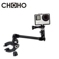 สำหรับอุปกรณ์เสริม Gopro คลิปหนีบกีตาร์แบบยืดหยุ่นแขนสำหรับ Go Pro กีต้าร์เพลงฮีโร่11 10 9 SJCAM SJ5000 SJ4000เหมาะสำหรับ Xiaomi Yi 4K