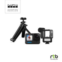 GoPro HERO10 Black ชุดกล้อง Media Set เซ็ทกล้องแอคชั่นแคม พร้อมอุปกรณ์เสริมMedia Mod, Light Mod, 3Way Grip 2.0