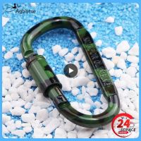 D Camouflage Aluminum Alloy Carabiners Tactical Hanging With Lock Mountaineering Hiking