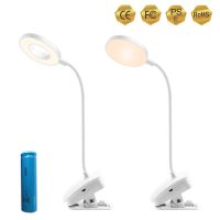 DC 5V LED Reading Book Night Light Desk lamp USB 18650 Rechargeable battery dimming Table Lamp Clip holder Bedroom Desk lamp P1 Night Lights