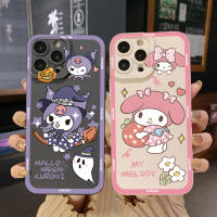 เคสสำหรับ Infinix Note 12 G96ขายดี20S 12i 10S 11S 10i Smart 6 HD X6511 X657B X6512ไม้กวาด Magicdi Kuromi ขอบสี่เหลี่ยมเคสป้องกันเลนส์เต็ม