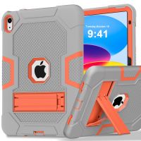 【DT】 hot  Case for iPad 10th Generation 10.9 Inch 2022  [Built-in Pencil Holder] Heavy Duty Shockproof Rugged Protective Case