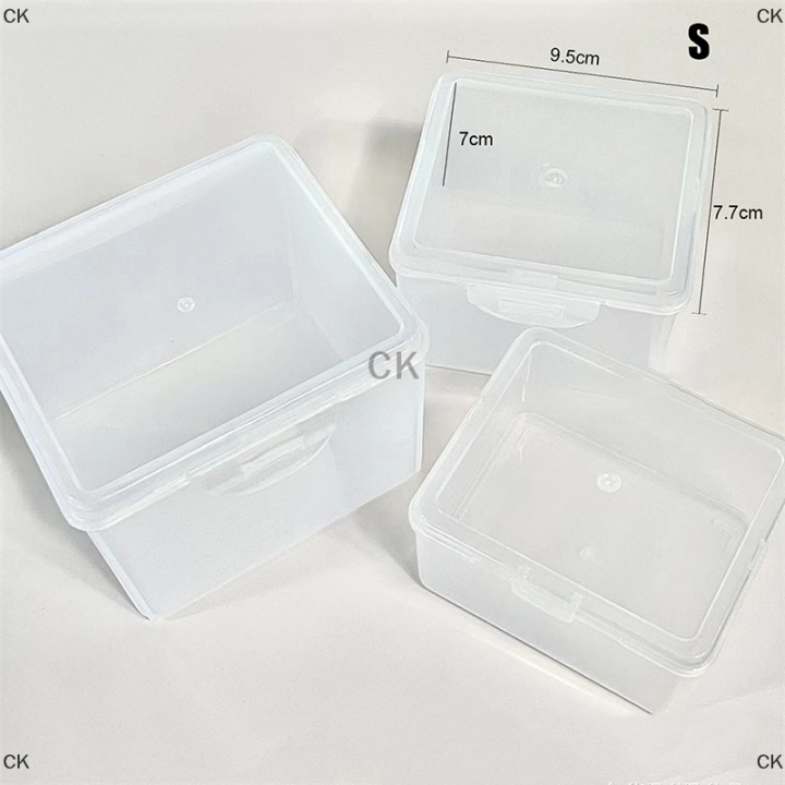 ck-กล่องเก็บรูปถ่ายสติกเกอร์ใสแบบเกาหลีที่ใส่บัตรแบบเกาหลีอุปกรณ์จัดระเบียบโต๊ะกล่องเครื่องเขียน