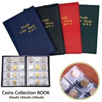 60/120/240Pockets Album For Coins Collection Book Home Decoration Photo Album Coin Album Holders Collection Book Scrapbook